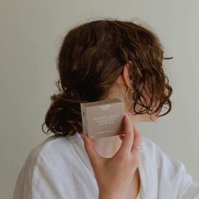 Flow Cosmetics - Shampoo bar - Rhassoul & Salt - Afbeelding 2